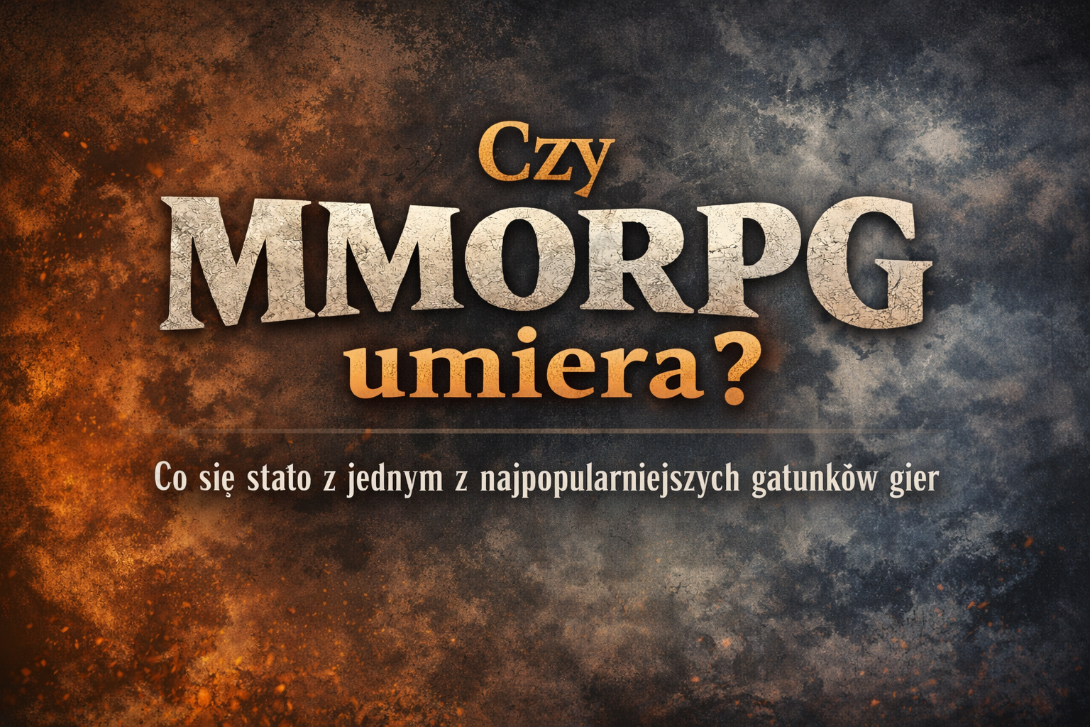 Czy MMORPG umiera
