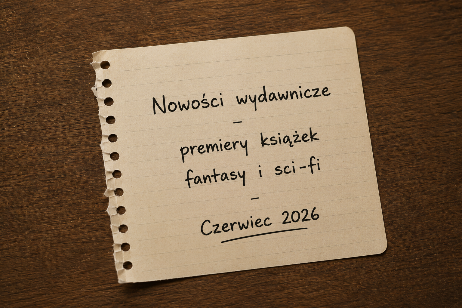 Nowosci wydawnicze premiery ksiazek fantasy i sci fi Czerwiec 2026