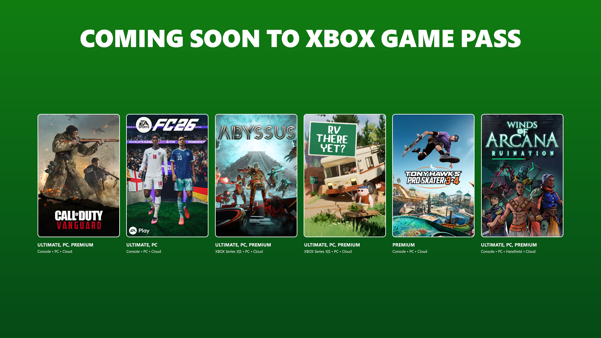 Xbox Game Pass Przyszle gry